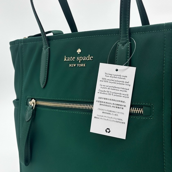 Kate Spade Medium Chelsea Satchel Bag Green - Picture 5 of 12